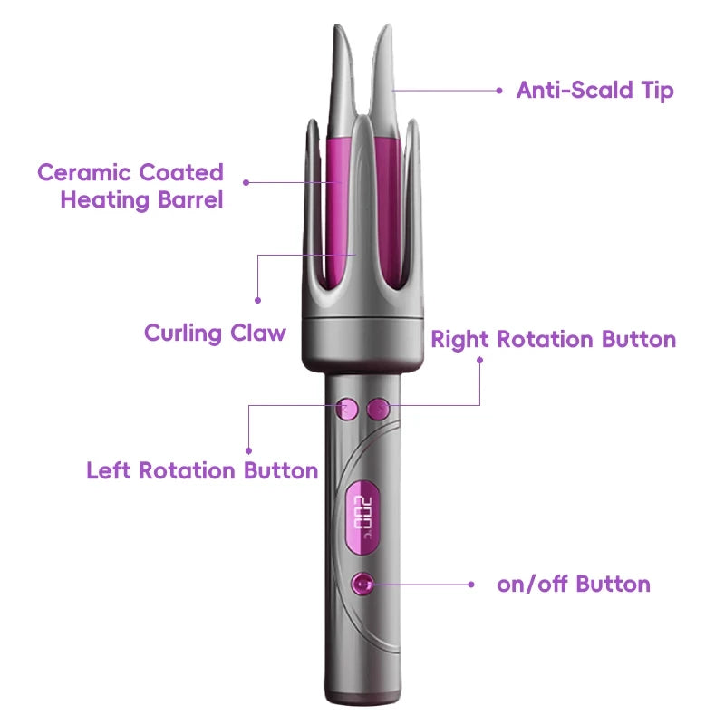 Automatic Rotating Curling Wand