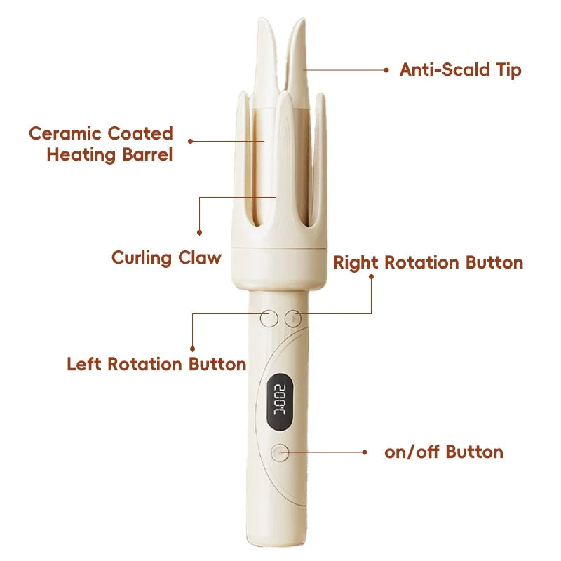 Automatic Rotating Curling Wand