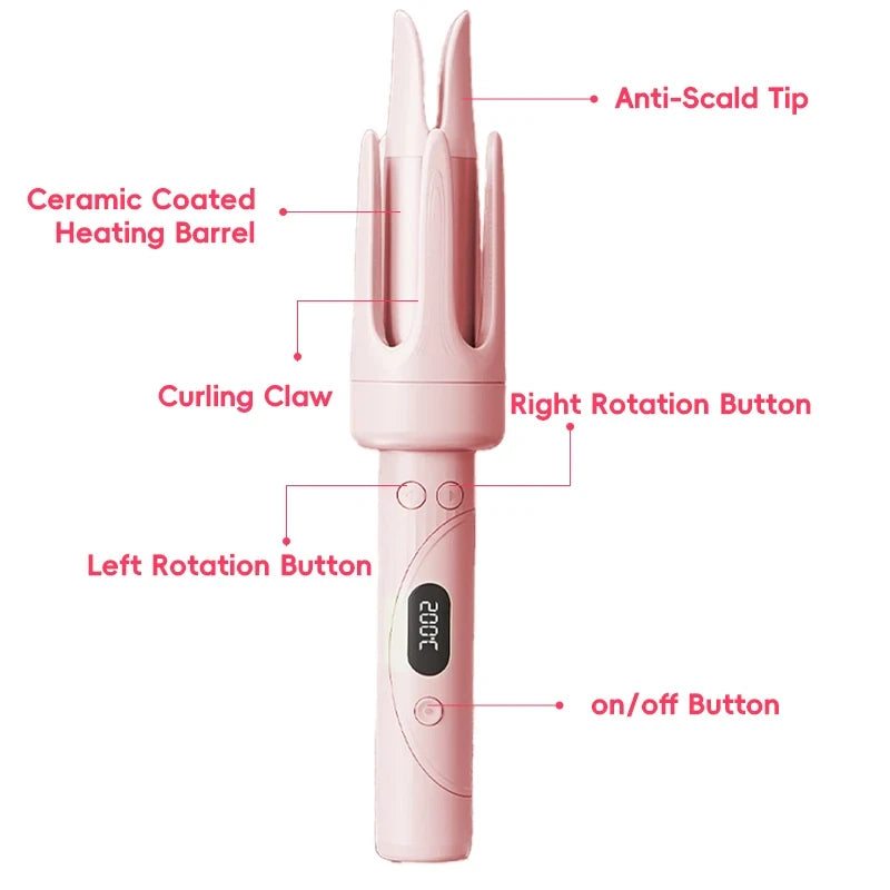 Automatic Rotating Curling Wand