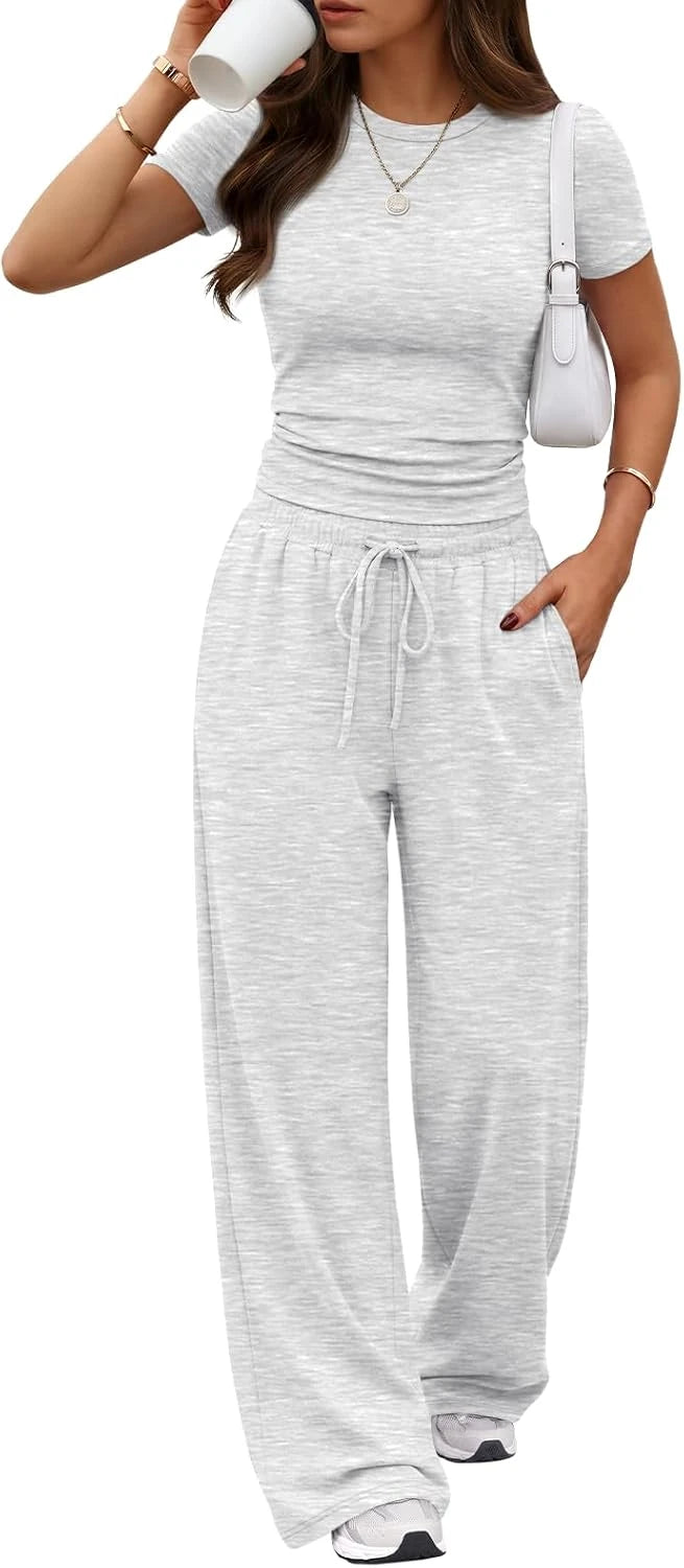 Rayon Blend Matching Loungewear Set